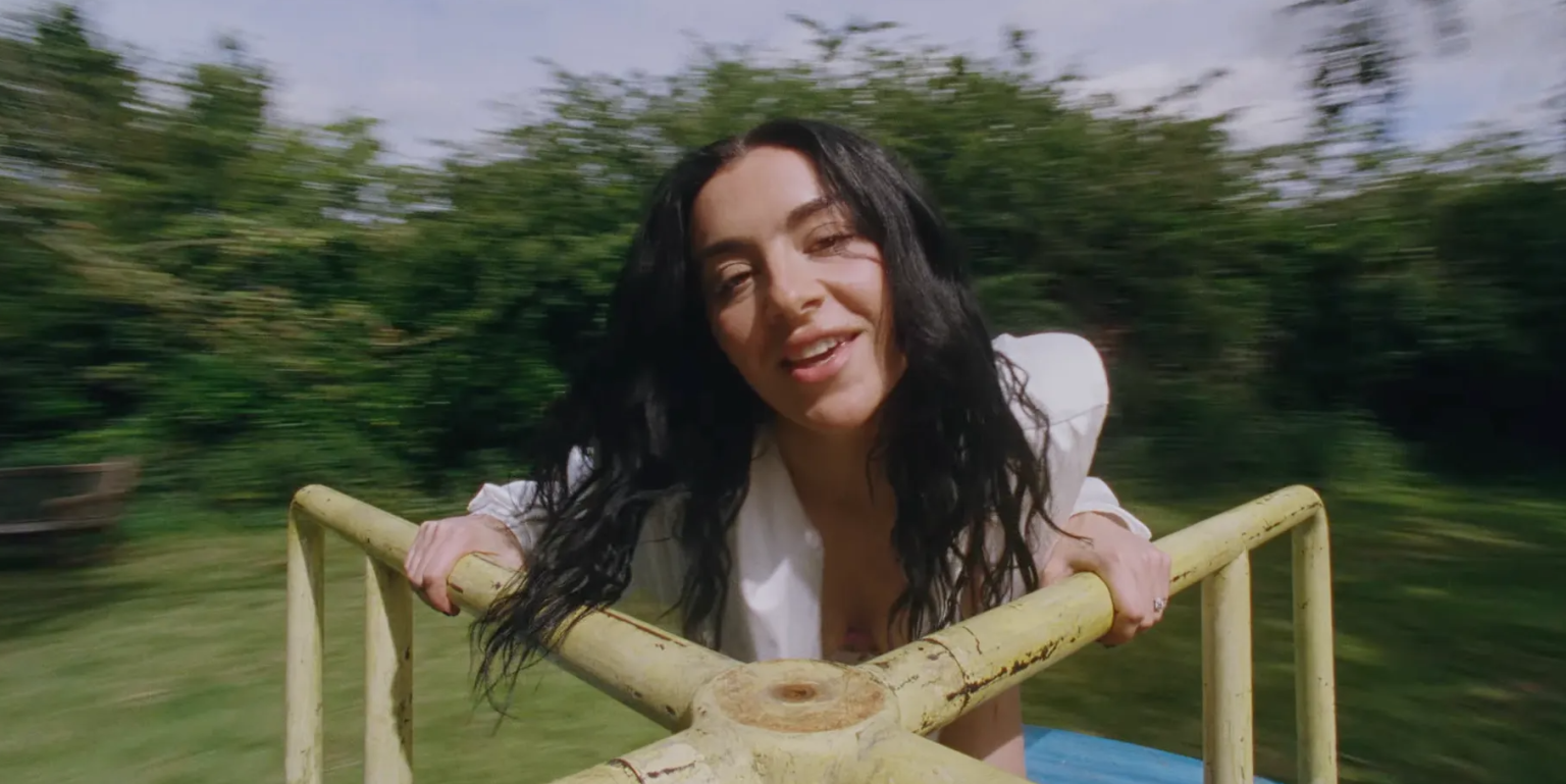 Charli XCX in “Wink Wink,” directed by Aidan Zamiri (YouTube)