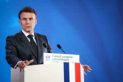 French President Emmanuel Macron/European Union 2025