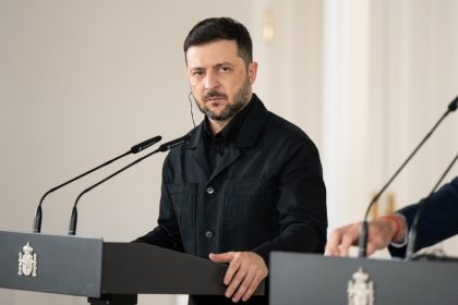 President of Ukraine Volodimir Zelenski