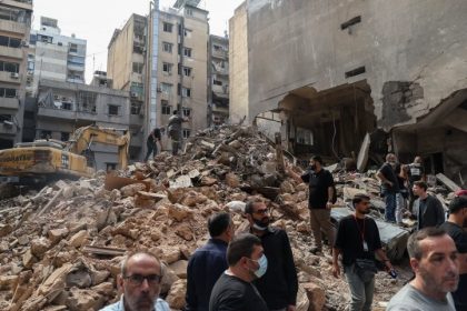 The aftermath of the 2024 Bachoura strike / Wikimedia Commons / Tasnim News Agency