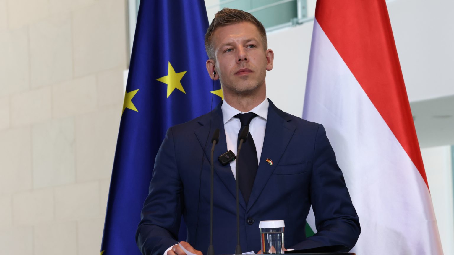 Berlin, Berlin Germany - 06 02, 2026: Press conference by Federal Chancellor Merz and the Prime Minister of Hungary, Péter Magyar / Shutterstock