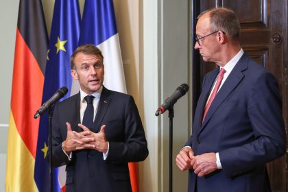 Emmanuel Macron and Friedrich Merz
