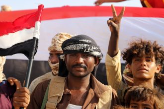 HAJJAH , YEMEN – October 26, 2020:Tribal mobilization to support government forces in northwest Yemen / Shutterstock