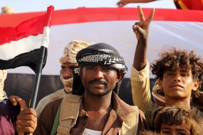 HAJJAH , YEMEN – October 26, 2020:Tribal mobilization to support government forces in northwest Yemen / Shutterstock
