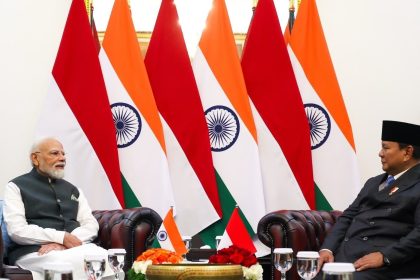 Indian Prime Minister Narendra Modi with Indonesian President Prabowo Subianto/Narendra Modi @narendramodi