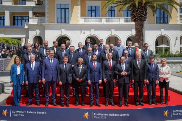 Western Balkans leaders at the EU-WB Summit 2026 in Montenegro / European Union , 2026