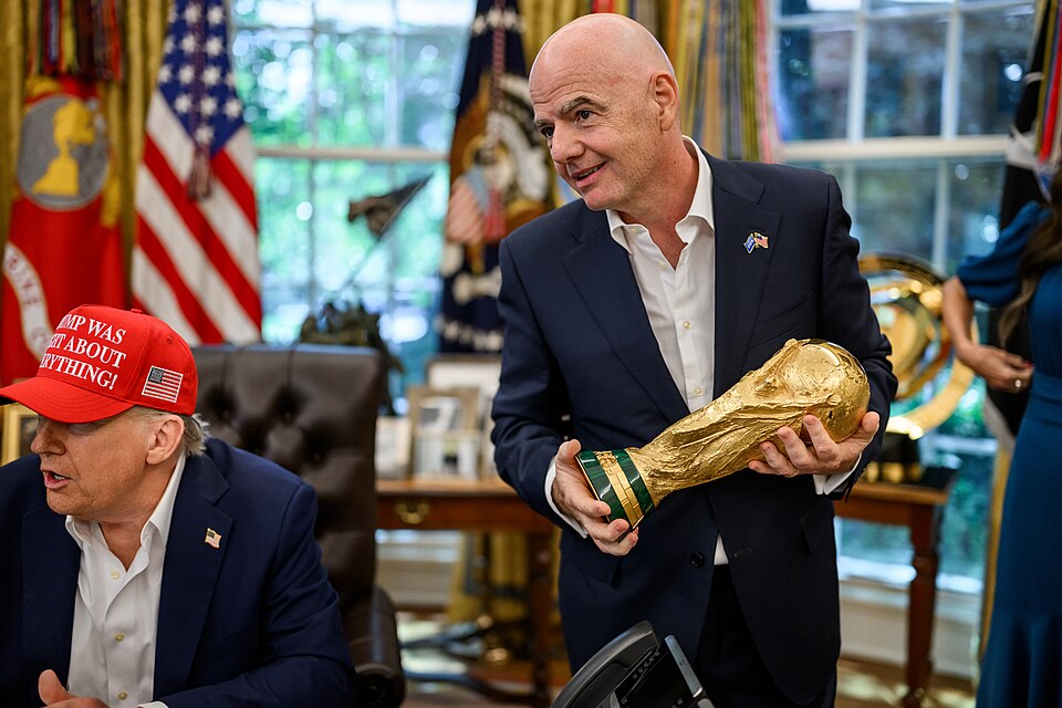 President Trump and President of FIFA Gianni Infantino / Wikimedia Commons / The White House