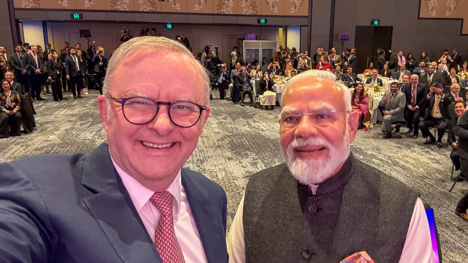 Prime Minister Albanese and Prime Minister Modi / X/@AlboMP