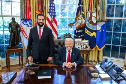 President of Syria Ahmed al Sharaa with the US President Donald Trump, November 2025 / Wikimedia Commons / @DonaldTrump