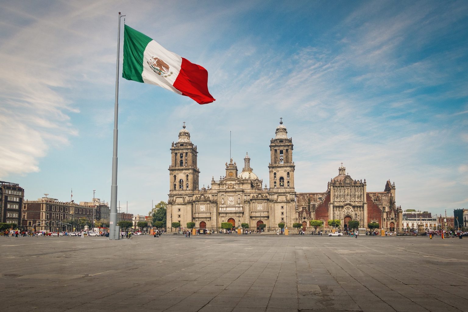 Zocalo Square and Mexico City Cathedral - Mexico City, Mexico/diegograndi/Envato