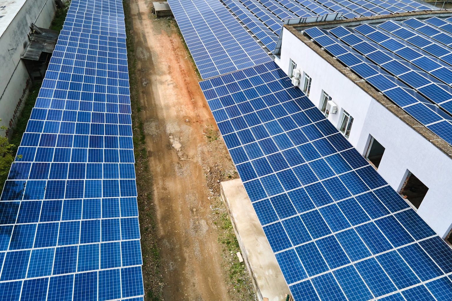 Rooftop solar panels