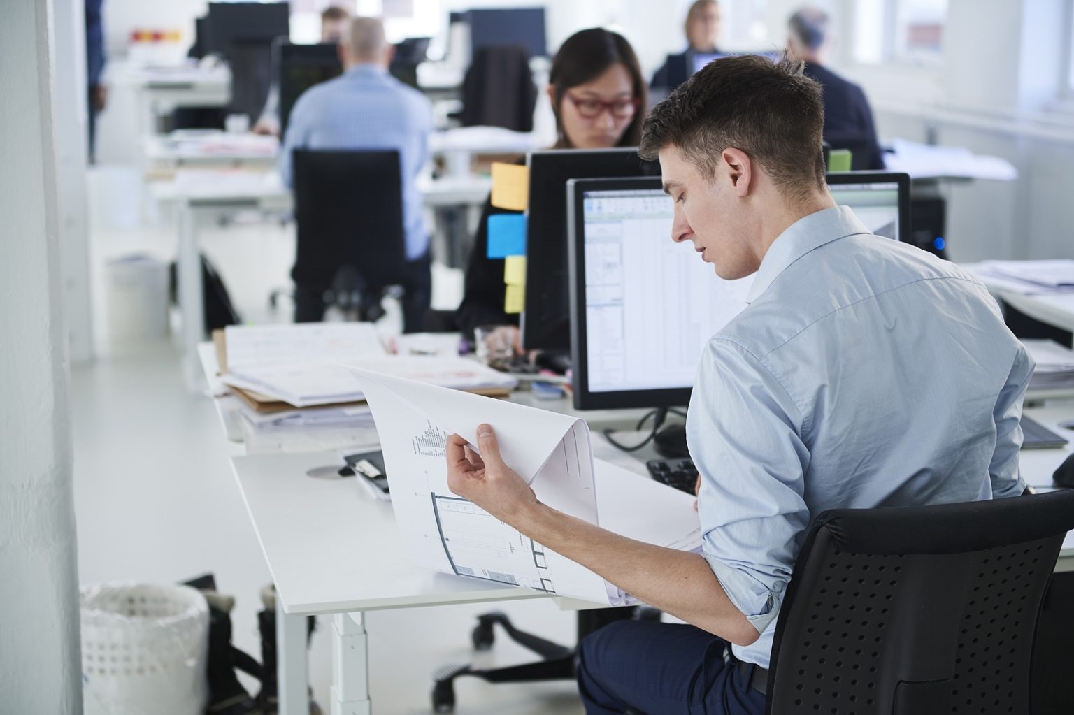 Office workers