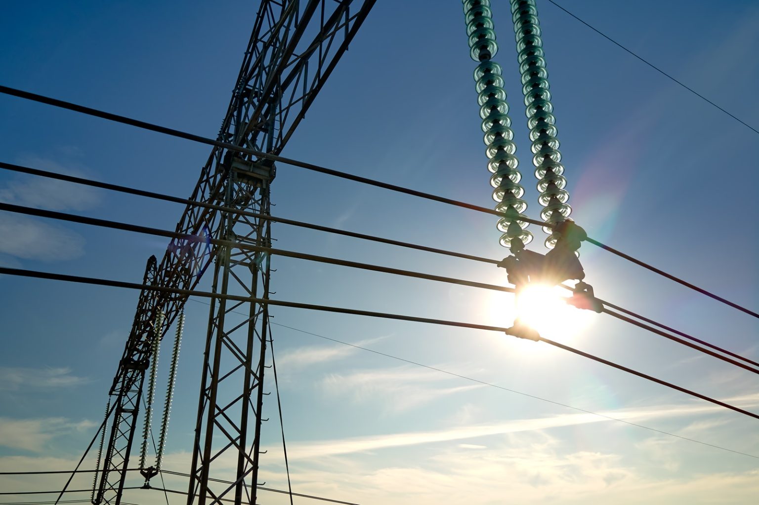 High voltage tower