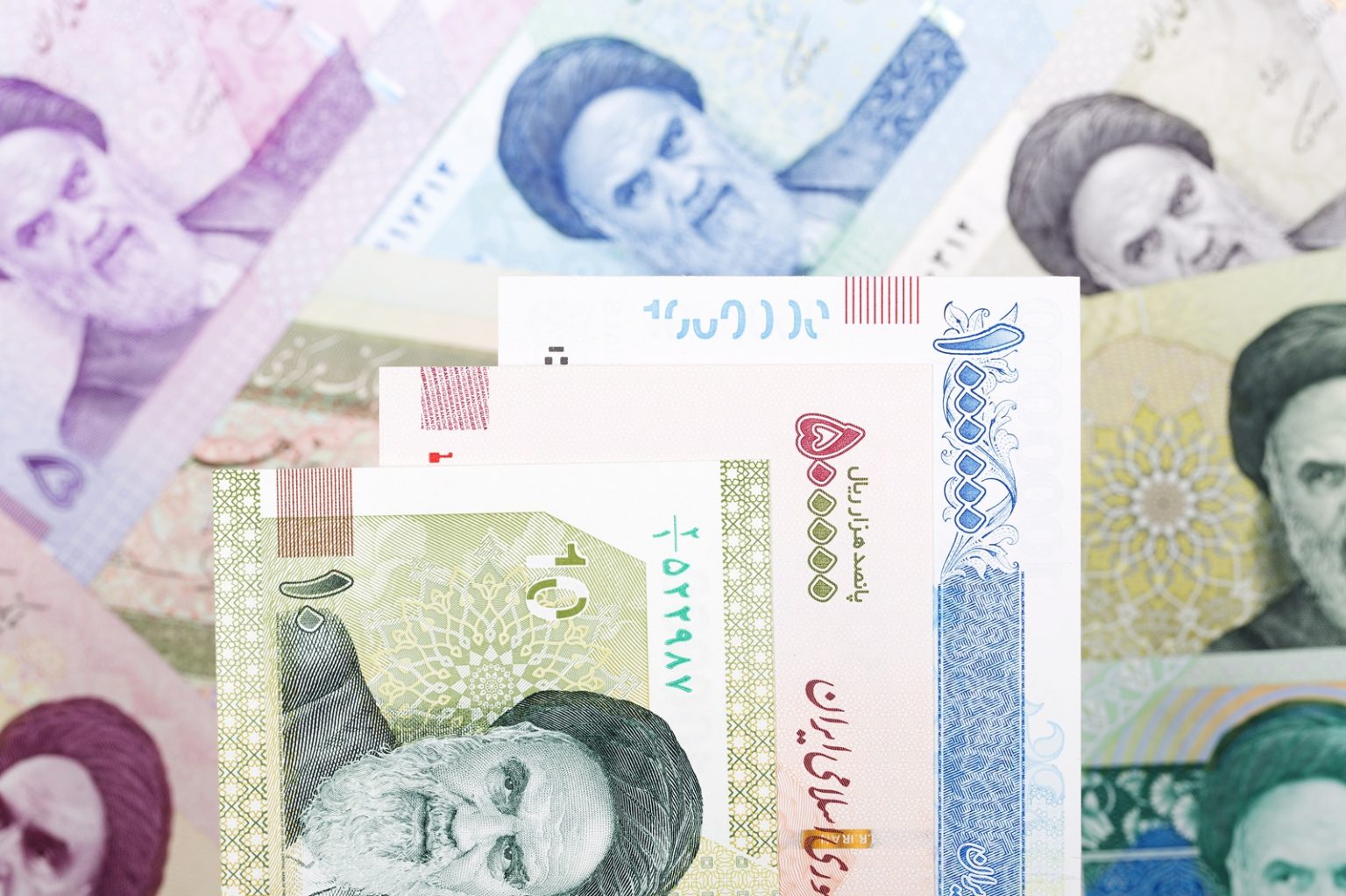 Iranian Rial Banknotes in Close Up Still Shot/johan10/Envato