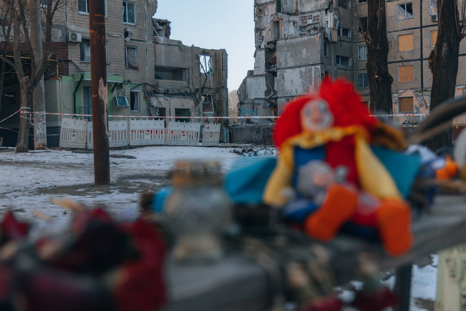 A photo showing the consequences and ruins of the war / shutterstock