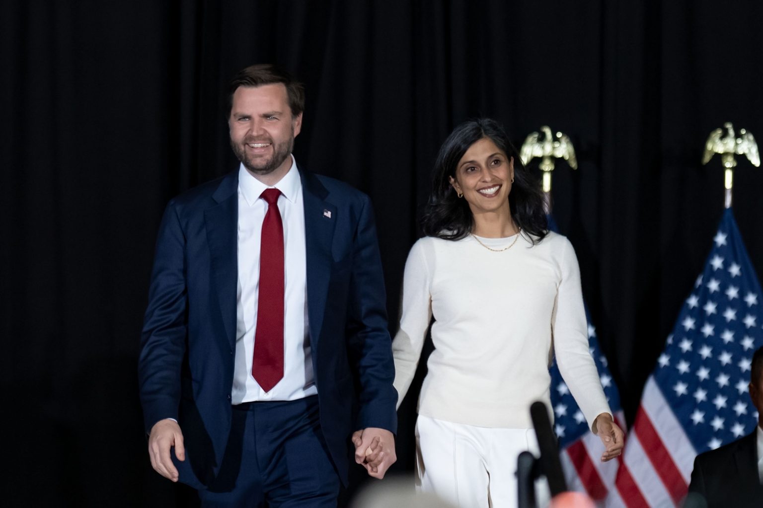 JD Vance with his wife Usha Vance