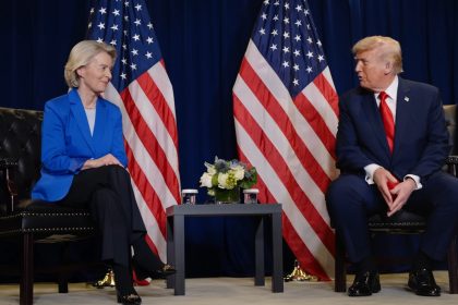 Donald Trump and Ursula von der Leyen